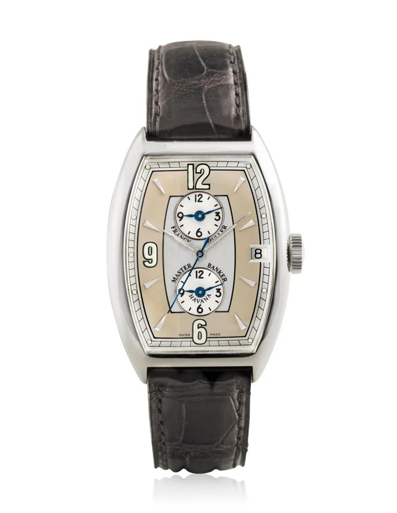 Franck Muller Master Banker Havana White Gold